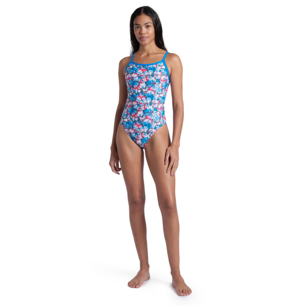 Arena Multi Camo Challenge Back Swimsuit