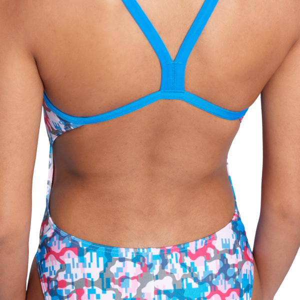 Arena Multi Camo Challenge Back Swimsuit