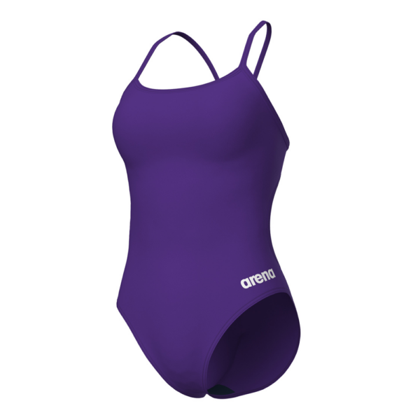 Arena Lace Back Purple Swimsuit