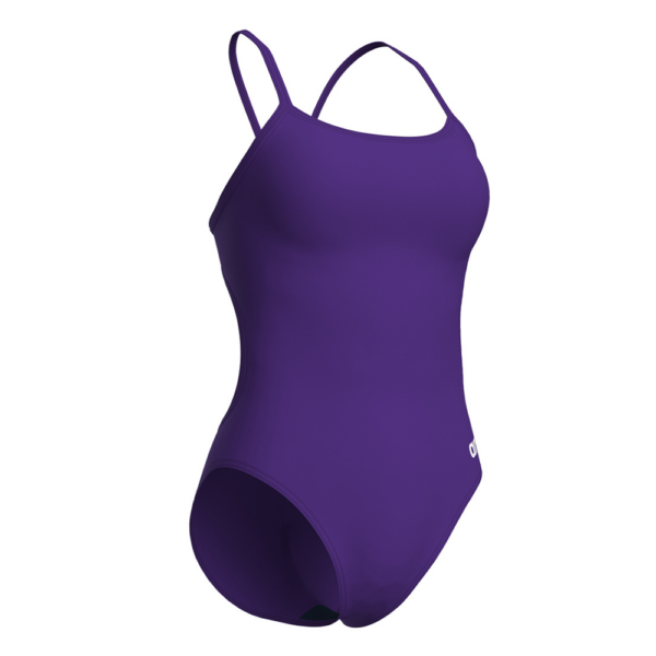 Arena Lace Back Purple Swimsuit