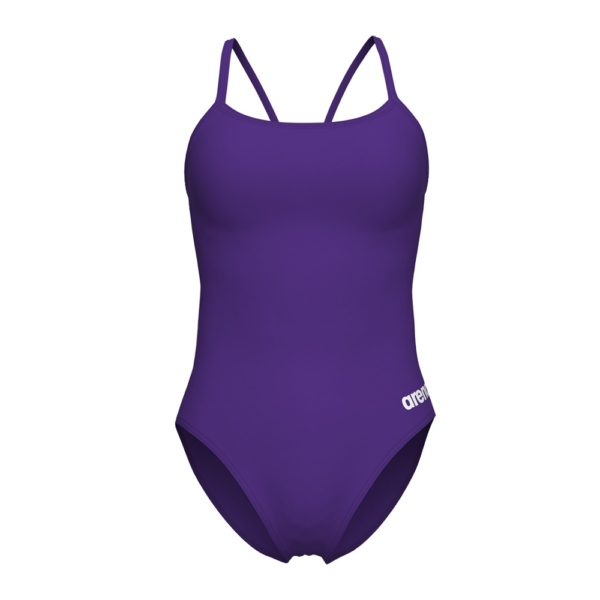 Arena Lace Back Purple Swimsuit