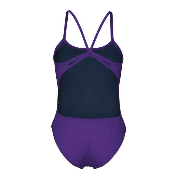 Arena Lace Back Purple Swimsuit