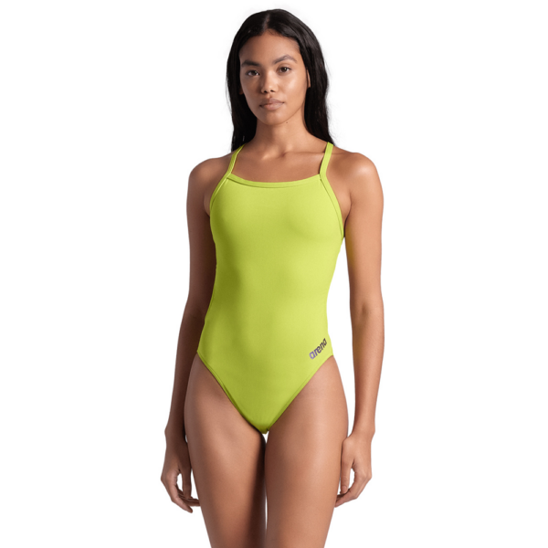 Arena Team Solid Challenge Soft Green Swimsuit