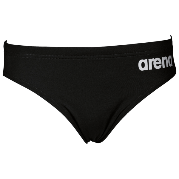 Arena Boy's Team Solid Brief - Black