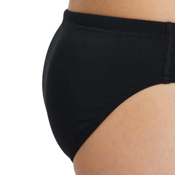 Arena Boy's Team Solid Brief - Black