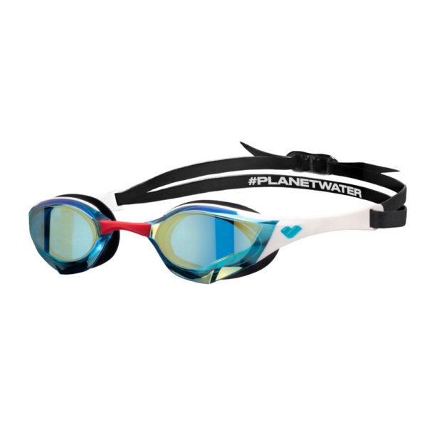 Arena Cobra Edge Swipe Mirrored Goggles - Fireflow