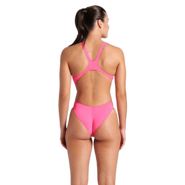 Arena Team Solid Tech Pink Swimsuit