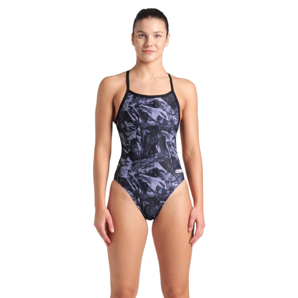 Arena Crackle Challenge Black Swimsuit