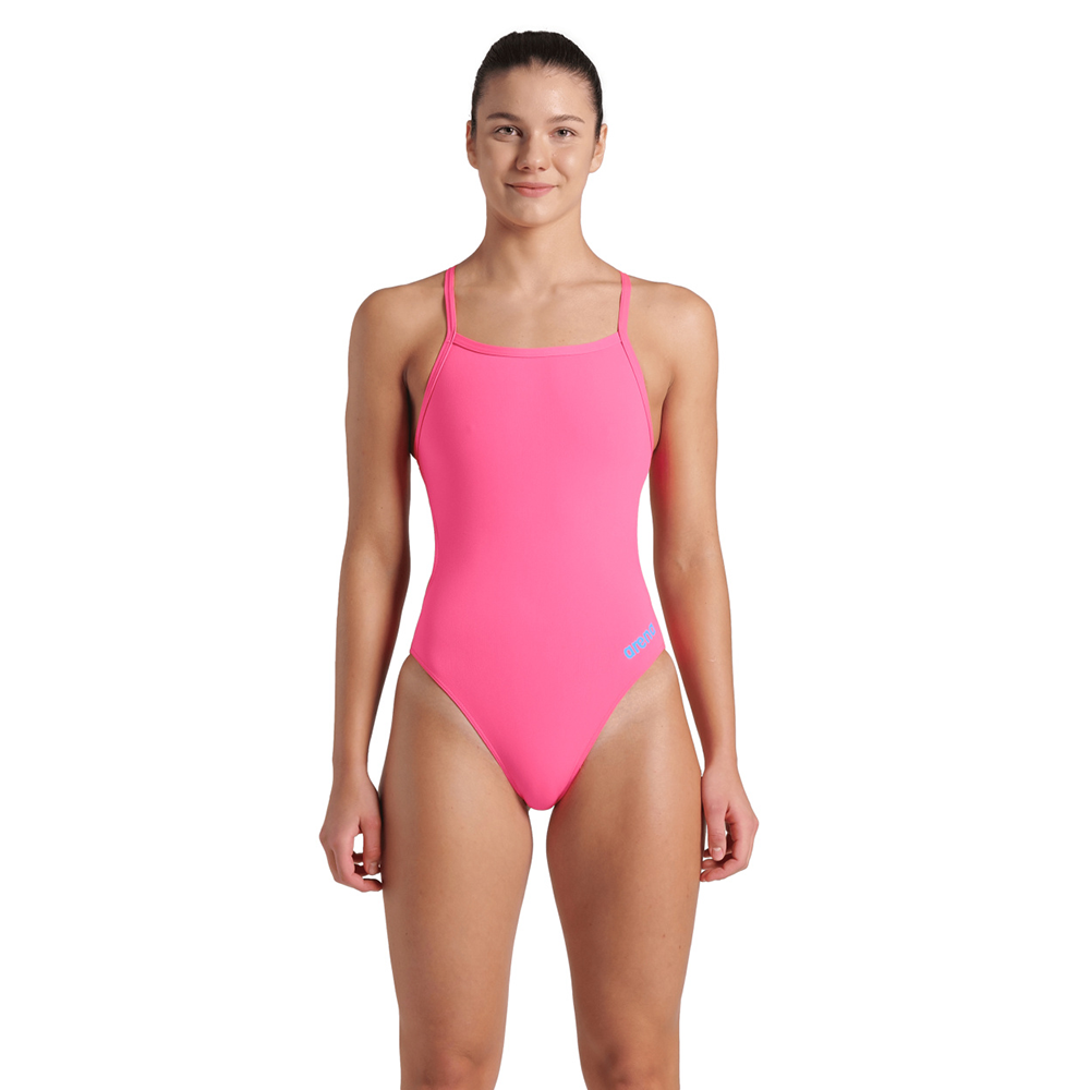 Arena Team Solid Challenge Pink Swimsuit