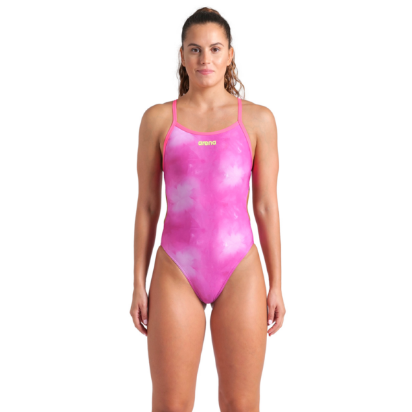 Arena Tie-Dye Challenge Pink Swimsuit