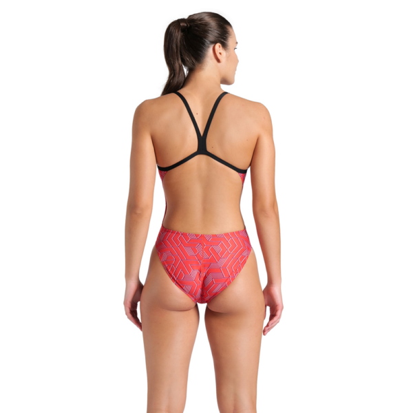 Arena Escape Challenge Red/Black Swimsuit