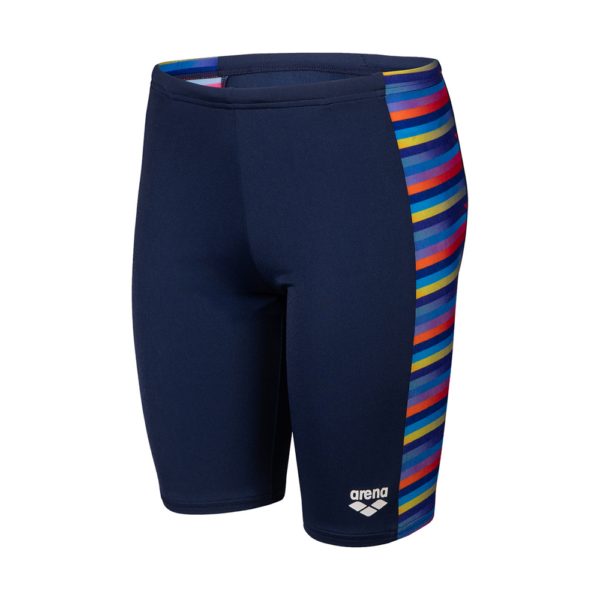 Boy's Arena Racing Stripe Blue Jammer