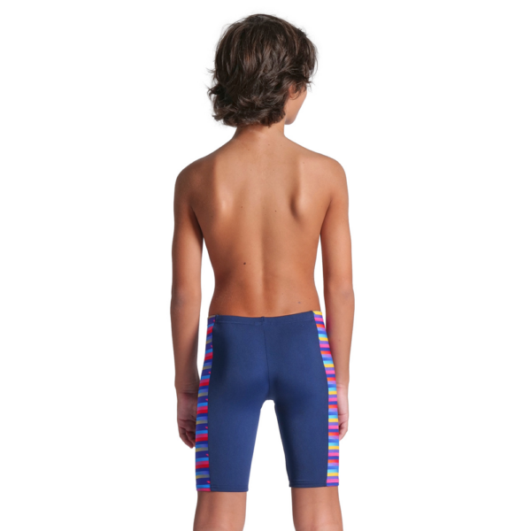 Boy's Arena Racing Stripe Blue Jammer