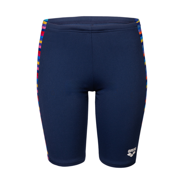 Boy's Arena Racing Stripe Blue Jammer