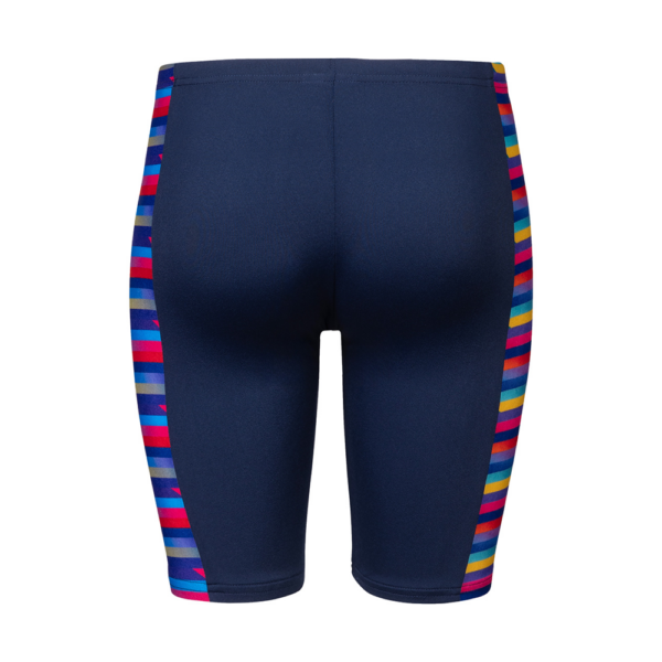 Boy's Arena Racing Stripe Blue Jammer