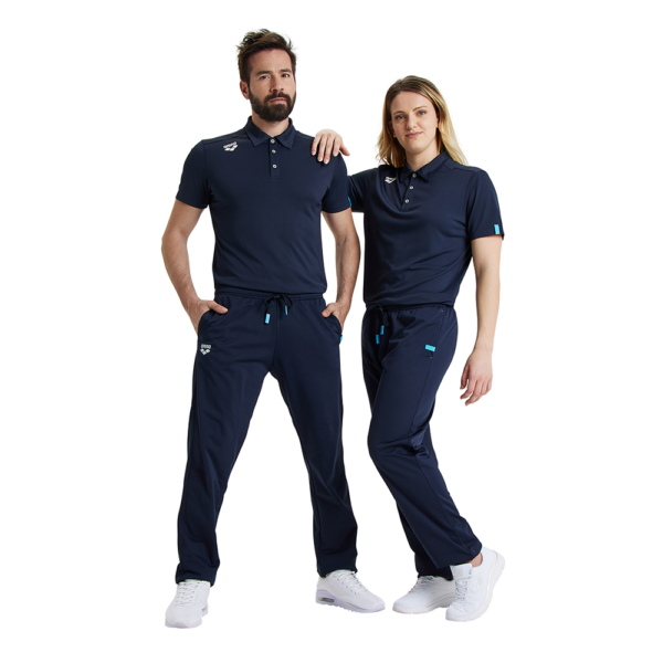 Arena Team Panel Knit Pant - Navy