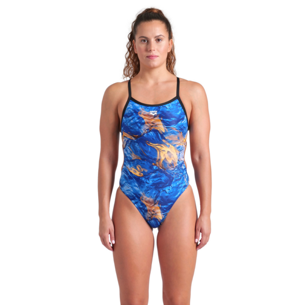 Arena Gold Leaves Swimsuit
