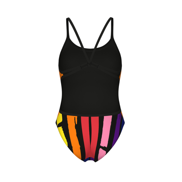 arena Painters Lace Back Swimsuit