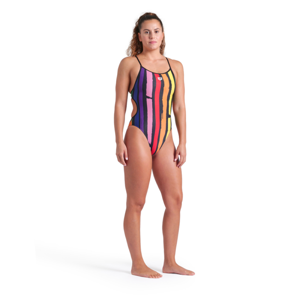 arena Painters Lace Back Swimsuit