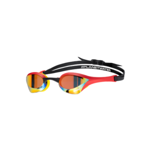 Arena Cobra Ultra Swipe Mirror Goggle - Gold / Red