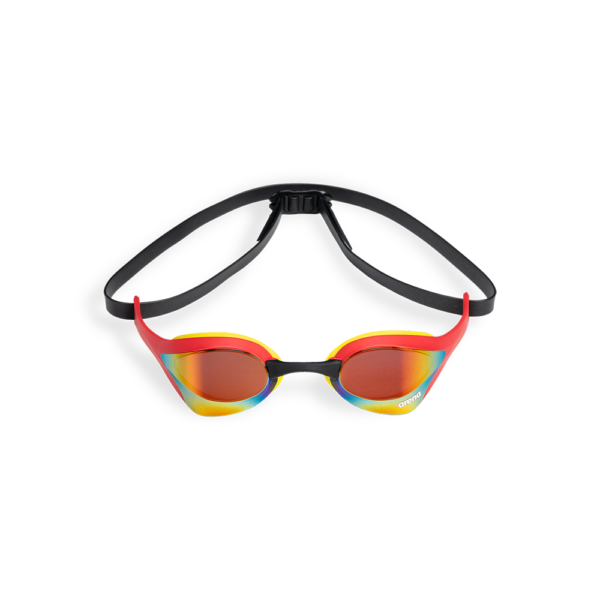Arena Cobra Ultra Swipe Mirror Goggle - Gold / Red