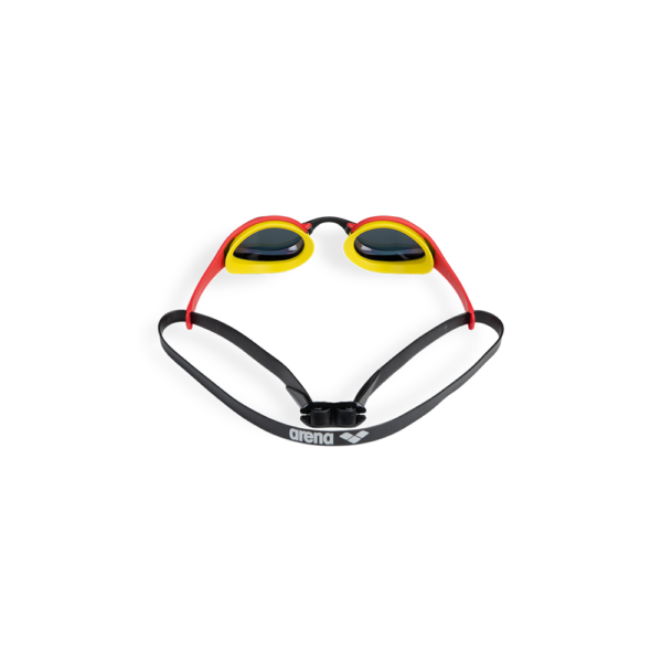 Arena Cobra Ultra Swipe Mirror Goggle - Gold / Red