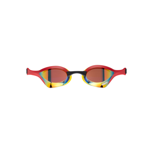 Arena Cobra Ultra Swipe Mirror Goggle - Gold / Red