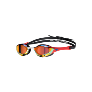 indomitus Arena Cobra Edge Swipe Mirrored Goggles - Gold / Red