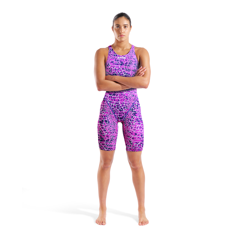 006349-206-POWERSKIN-ST-NEXT-LE-OB-003 Arena ST Next Kneesuit - Snakeskin Pink