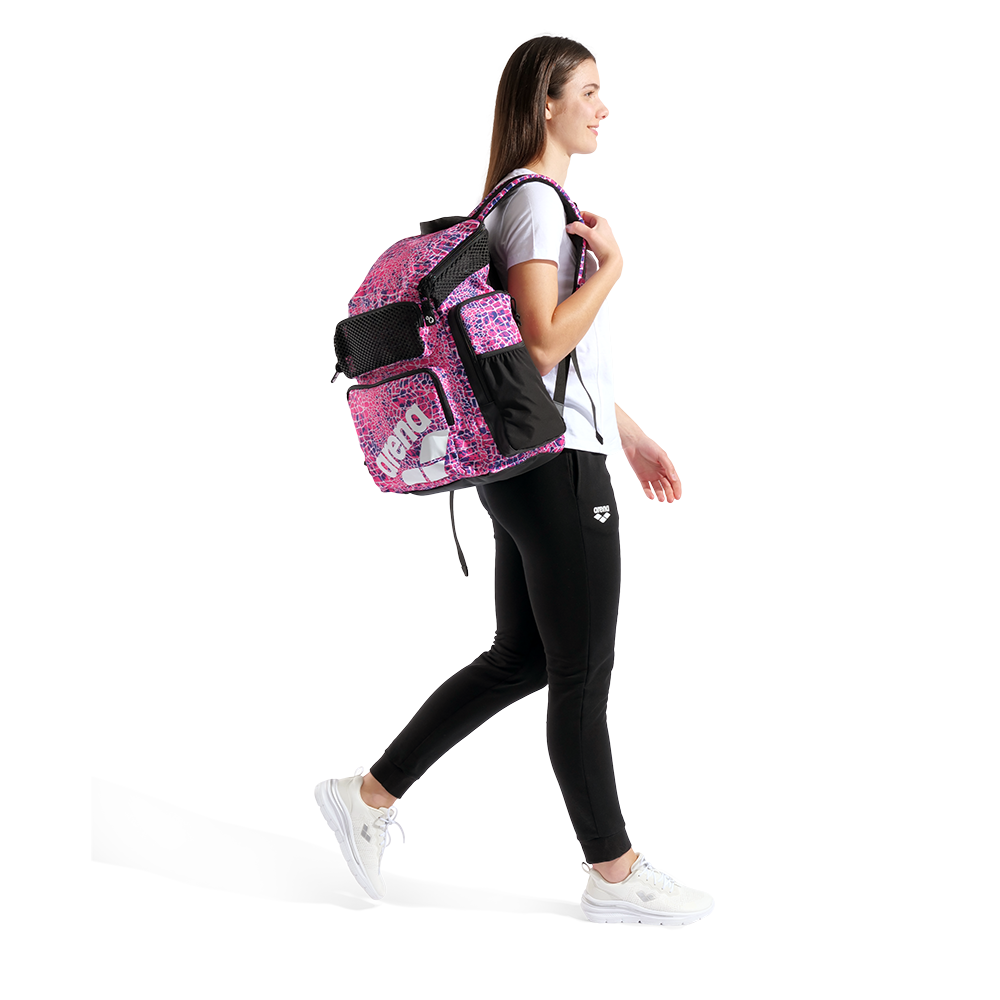 010232-912-ARENA-ONE-GO-BACKPACK-45L-AO-008 Arena One Go Backpack - Snakeskin Pink