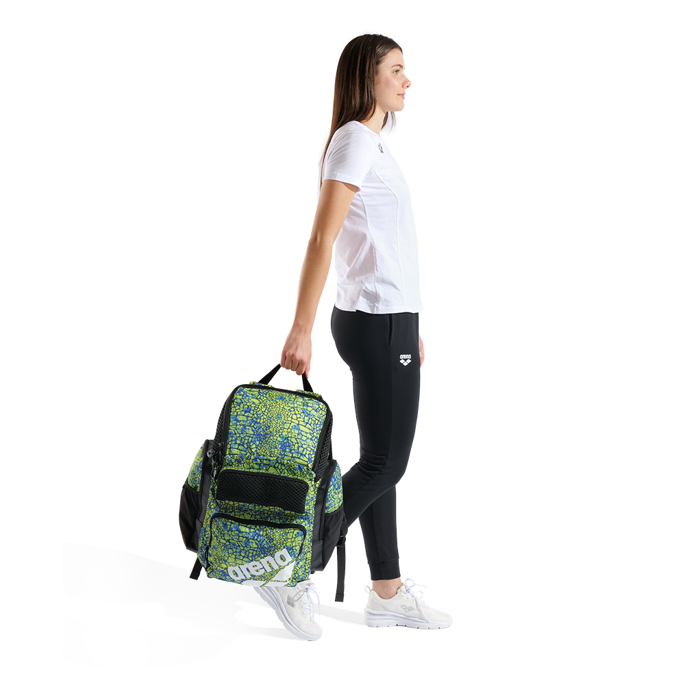 010232-913-ARENA-ONE-GO-BACKPACK-45L-AO-009 Arena One Go Backpack - Snakeskin Green