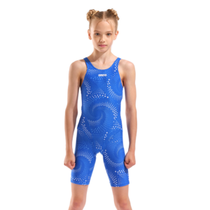 Arena Fireflow Girls Legged Blue Swimsuit