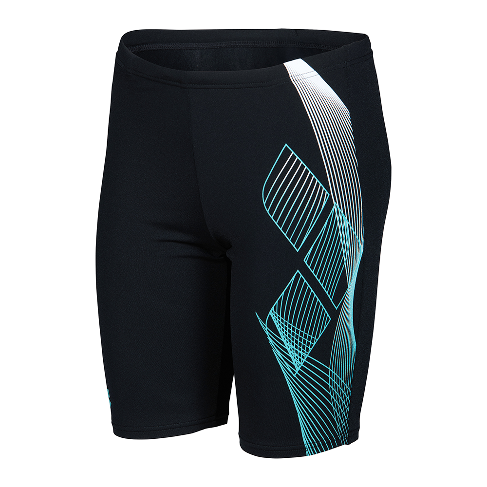 008995-508-BOY'S-ARENA-SEA-WATER-SWIM-JAMMER-S-002.e2a2afe4 Boy's Arena Seawater Black/Blue Jammer