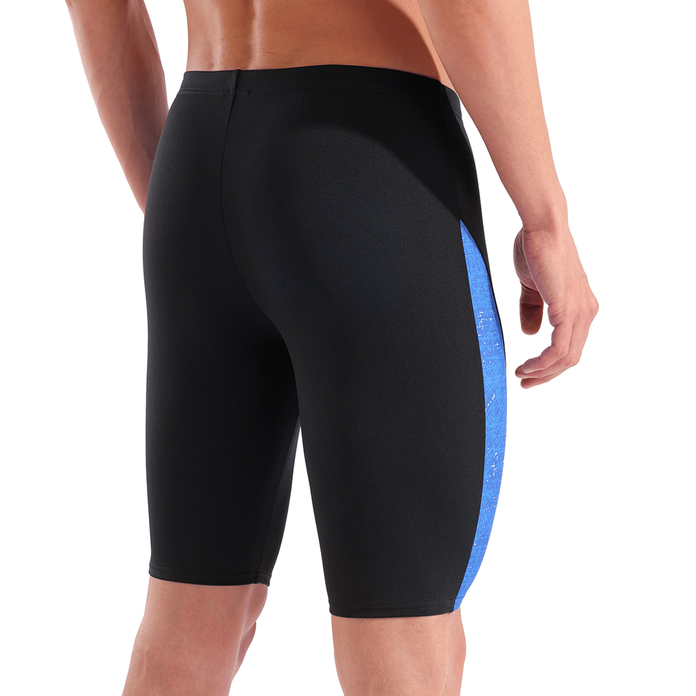 Arena Ribbed Black/Blue Jammer