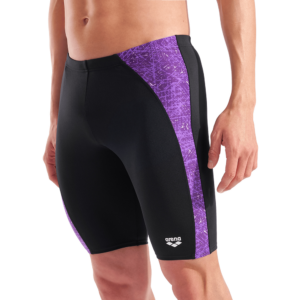 Arena Ribbed Black/Purple Jammer