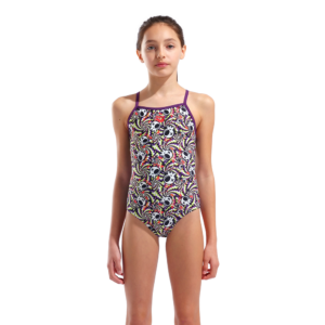 Arena Girls Swimsuit - Fun Skulls