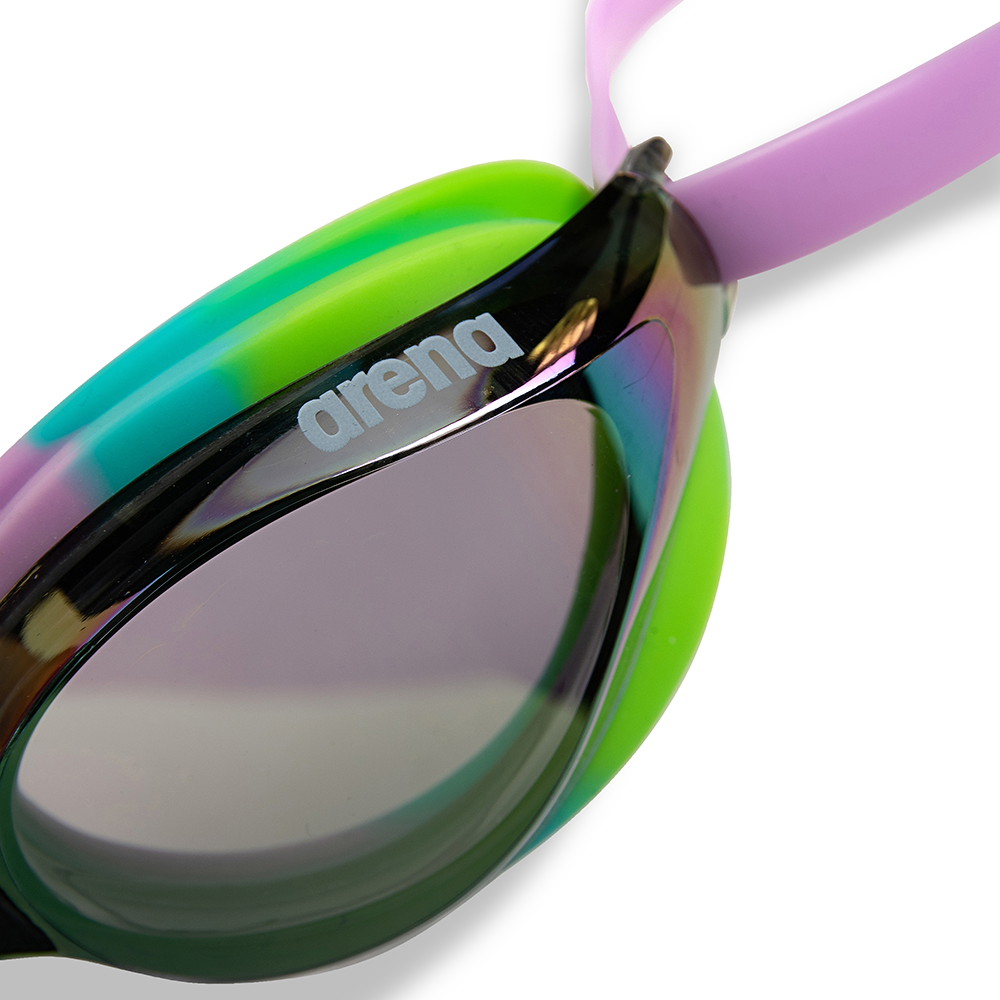 Arena Python Mirrored Goggles Green Violet