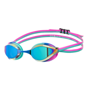 Arena Python Mirrored Goggles Turquoise Pink