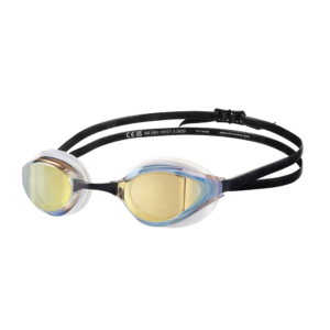 Arena Python Mirrored Goggles Gold White