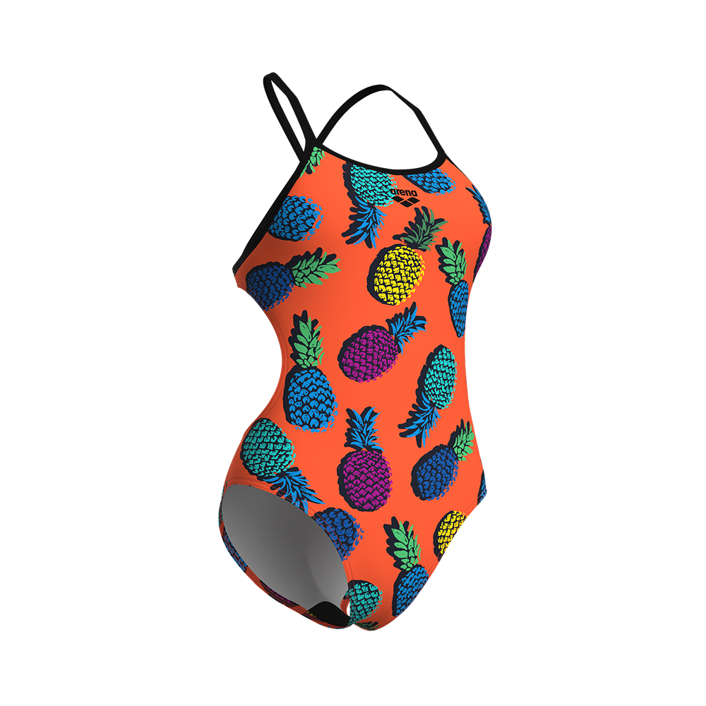 010706-350-01 Arena Pineapples Tie Back Swimsuit