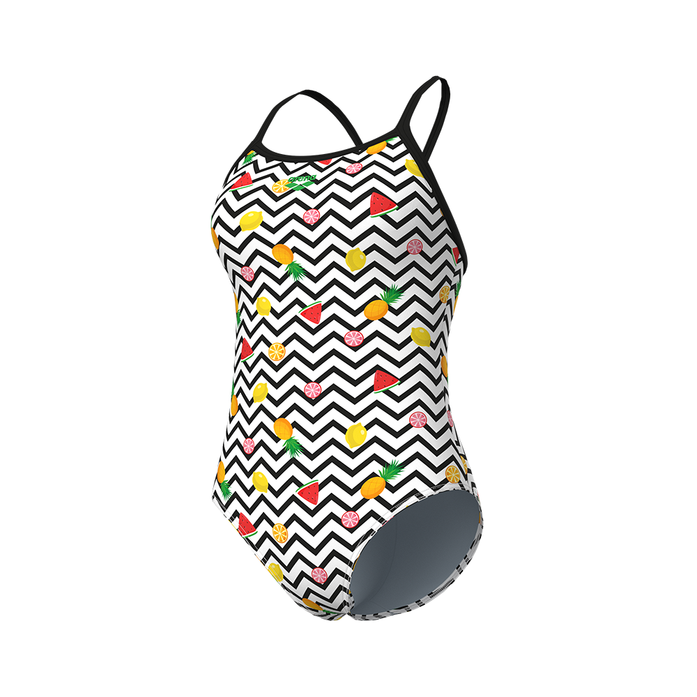 010710-515-00 Arena Fruits Light Drop Back Swimsuit