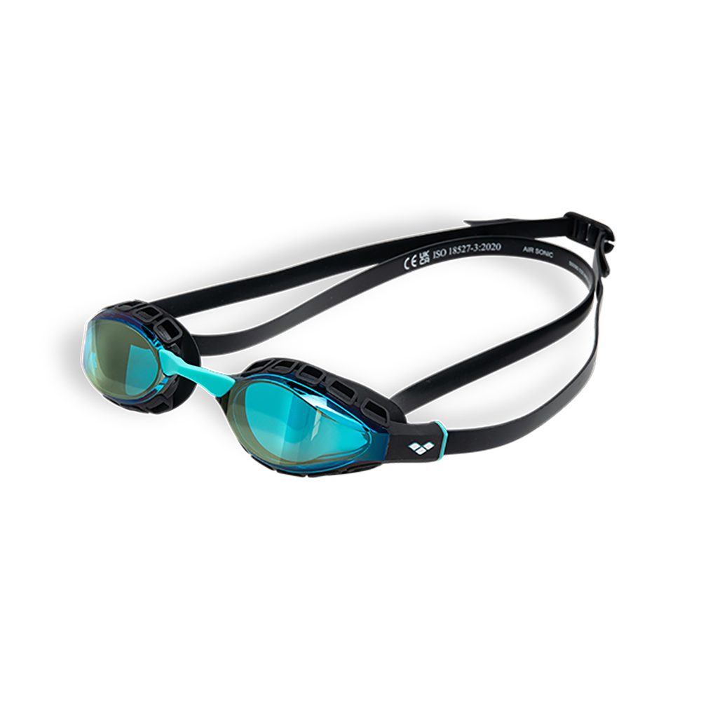 011004-150-AIR-SONIC-MIRROR-001 Mirror Arena Air Sonic Goggle - Aqua/Black