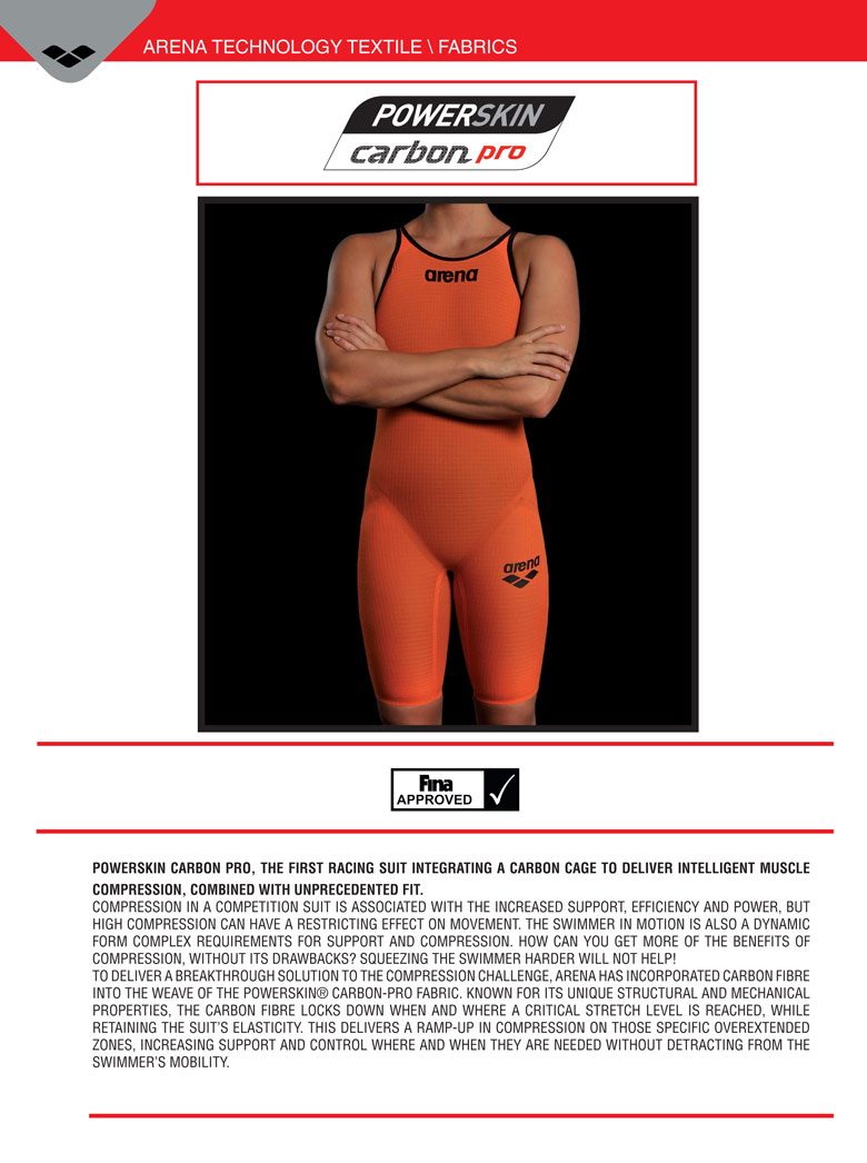 Arena Carbon Pro Tri Material technology